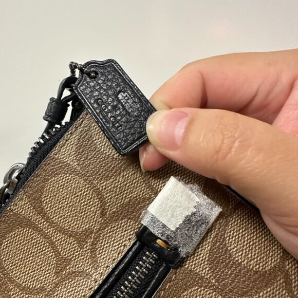 NWT!RARE!Coach x Star Wars Gallery Pouch In Signature Canvas With Patches F88545 - Picture 8 of 11